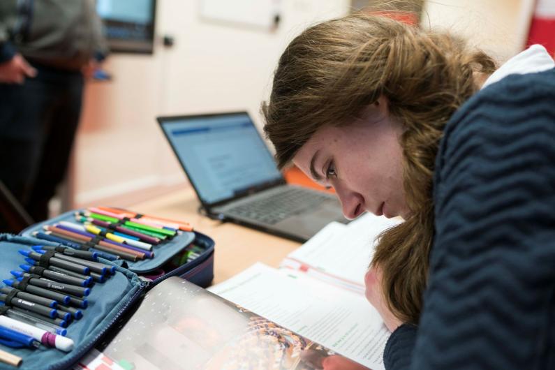 Leerling vso leest