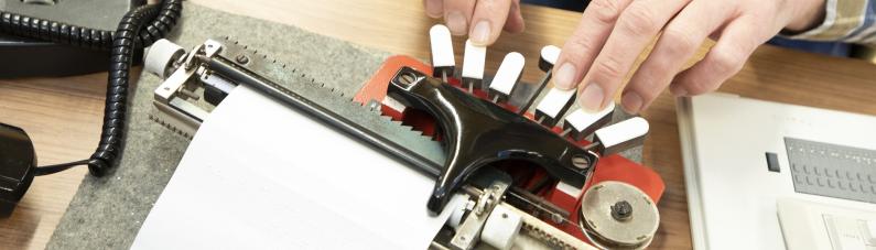 braille typemachine
